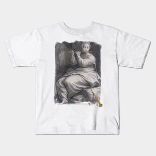 Euterpe With Flute Kids T-Shirt